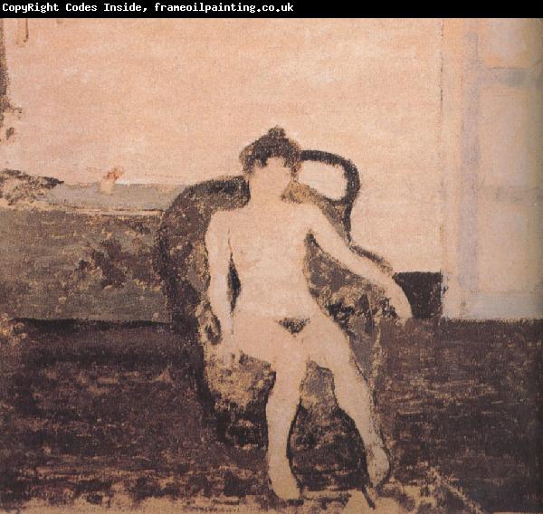 Edouard Vuillard In the armchair naked female